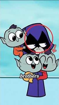 Raven's has Three Little Brothers. #shorts #teentitansgo