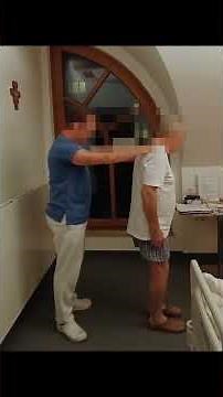 Pull test - postural instability in Parkinson's syndrome (neurological signs)