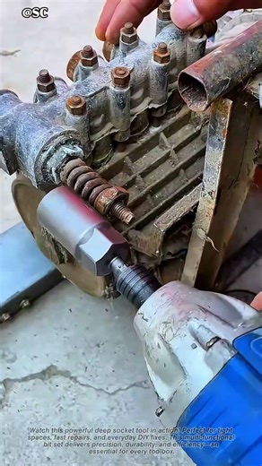 Ultimate Deep Socket Hack! 🔧 #Tools #SocketSet #DIY #Repair #ToolKit #Shorts