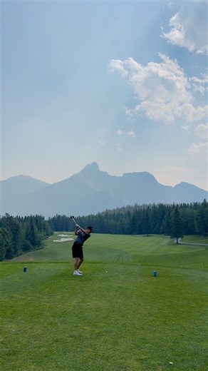 The views at Kananaskis golf course are 😍