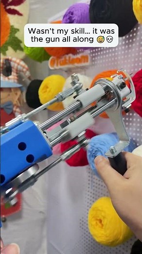 Rug tufting gun setup — threading and oiling. #tuftinggun #rugtufting #DIY