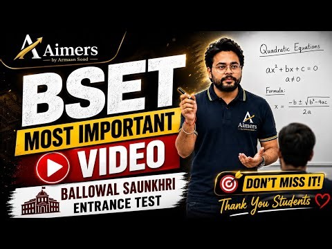 BSET Special Session | Important Announcemet