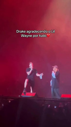 Drake Agradecendo seu Mestre Lil Wayne ❤️