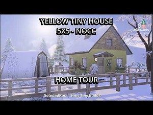 How I fit EVERYTHING in a 5x5! | Sims 4 Home Tour | No cc