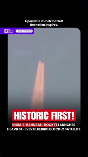 the Indian Space Research Organisation (ISRO) successfully launched its heavy‑lift LVM3‑M6 rocket