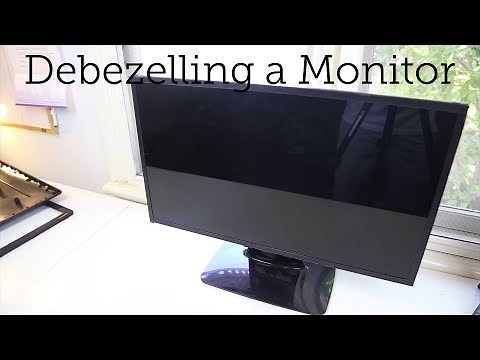 How to Remove a Monitor Bezel