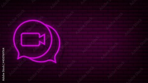 Incoming video call on laptop. Laptop with incoming call, man profile picture and accept decline buttons. Motion graphics.