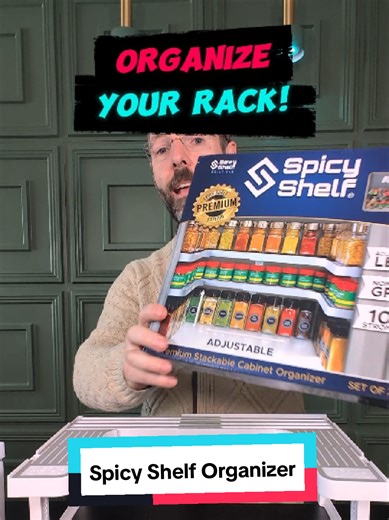 Maximize Kitchen Space with Spicy Shelf Organizer