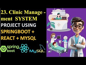 CDAC Clinic Management System Project Using React Springboot MySQL | HMS Java Full Stack Project
