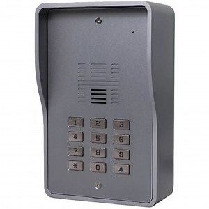 Interphone collectif GSM 4G anti-vandale 200 appartements - Déverrouillage portail/porte/gâche - Code d'accès - VoLTE