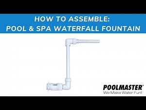 How to Build The Pool & Spa Waterfall Fountain