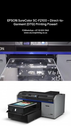 EPSON SureColor SC-F2100: Premium DTG Printing Solution
