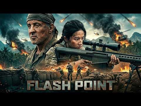 Epic War Movie: One man surrounds an army! Top sniper disguised for 7 days to end the warlord!