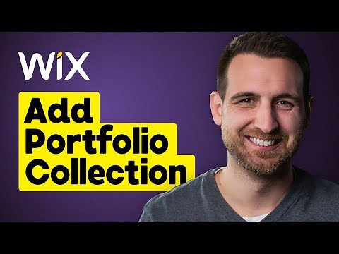 How to Add Portfolio Collection on Wix