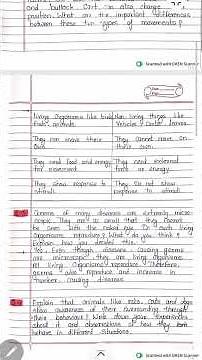 Class 6 Science - Chapter 1: Characteristics of Living Organisms, New Textbook #genius
