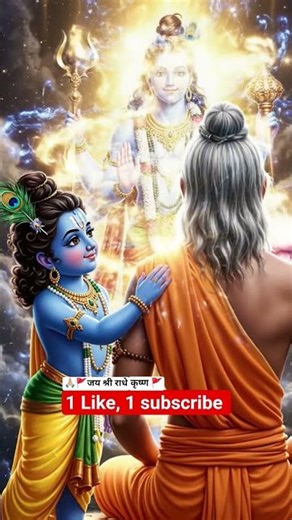 बाल कृष्ण जी ने दिया नारायण स्वरुप में दर्शन 🙏🚩राधे कृष्ण🚩|| #shorts #viral #‪@ajay.mwv_in01‬