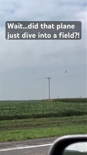 Crop Duster Drops In Out of NOWHERE! 🌾✈️ #adventuretrekusa #roadtrip #nebraska