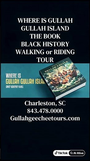WHERE IS GULLAH GULLAH ISLAND BOOK BLACK AMERICAN HISTORY WALKING OR RIDING TOUR OF CHARLESTON SC