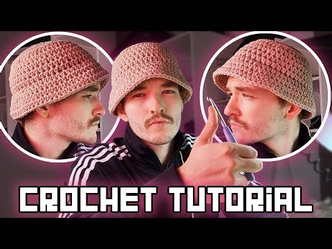 Simple Bucket Hat Crochet Tutorial | FOR ANY HEAD SIZE!
