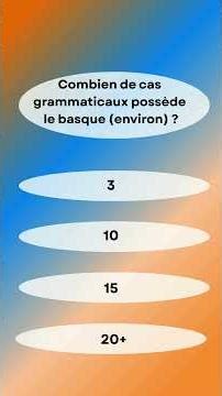 🗣️ Quiz Basque : Comprends-tu cette langue unique ?