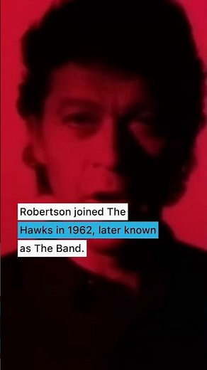 The Band's Robbie Robertson passed away on Aug. 09, 2023 #RobbieRobertson #ThisDayInMusic