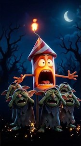 Firework Head Monster About to Explode 😱 | 3D Horror Comedy Animation