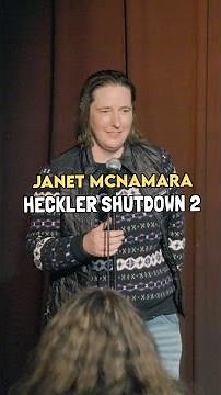 Heckler Interrupts Every Second… Janet McNamara Ends Him 💀