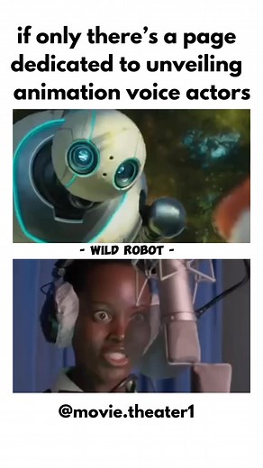 132K views · 1.5K reactions | Behind the voice: Wild Robot #foryou #fyp #instagood #animation #viral #reels #cartoon #voiceover | Movie.theater1 | Facebook
