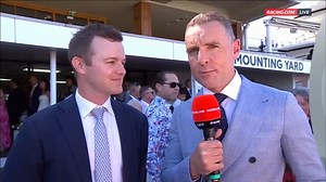"He's a champ in our eyes." Hear from Ben Hayes after Mr Brightside finished 2nd in the All-Star Mile 😍 | Racing.com