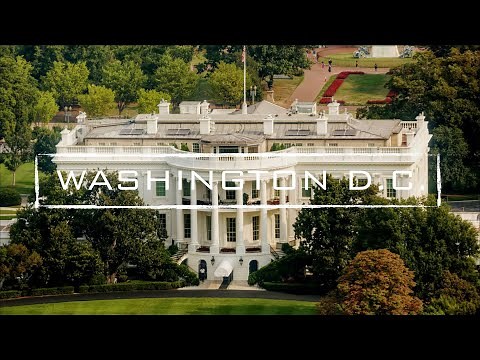 Washington D. C. And White House | 4K Drone Footage