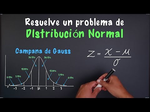 Cómo resolver un problema de Distribución Normal (Campana de Gauss)