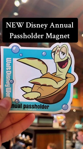 Just scored the NEW Disney Annual Passholder magnet exclusive Crush the Turtle design at Disney’s Animal Kingdom! 🐢✨ 2025 AP perk alert Have you grabbed yours yet? #Disney #AnimalKingdom #disneyworld #Fyp #Viral @Disney Parks @Disney