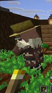 Minecraft Villagers: Automatic Carrot Farm Creates Endless FREE Food! #shorts
