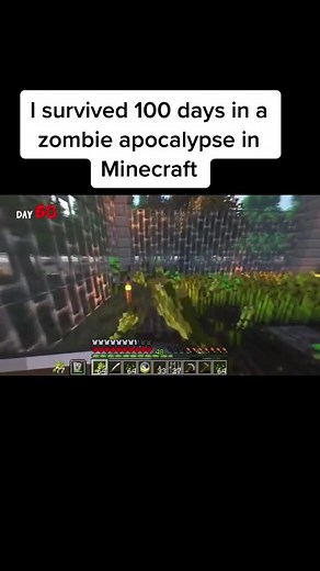 Surviving 100 Days in Minecraft Zombie Apocalypse