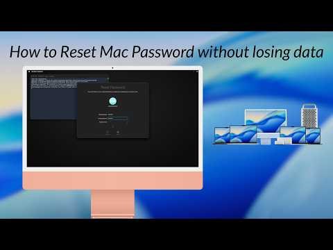 How to Reset Mac Password without Losing Data