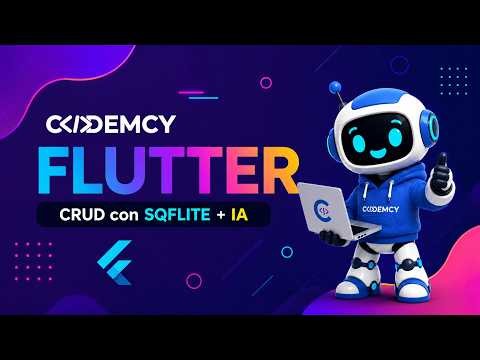 CRUD Completo con SQLite (SQFlite) en Flutter + IA | Paso a Paso