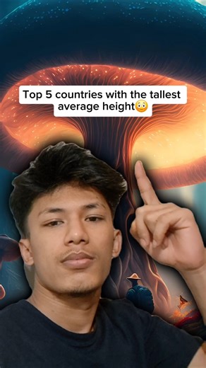 Top 5 countries with the tallest average height😳