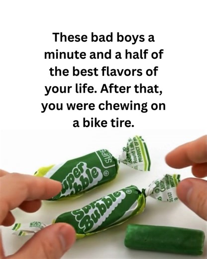 Grew Up in the 70's and 80's on Instagram: "If you know this gum, you had strong jaws and zero fear. That first chew of Super Bubble was rock-hard, but the flavor hit anyway. Pure childhood candy nostalgia. #childhoodmemories #childhoodmemories"