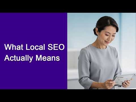 What Local SEO Actually Means for Service Businesses | Get Found Method