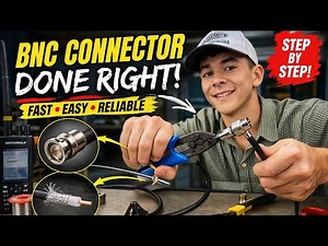 How to connect BNC and MBC onto Coaxial Cable!