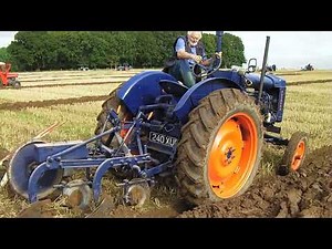 1946 Fordson Major E27N 4.4 Litre 4-Cyl Petrol/TVO Tractor (27HP) - Ploughing