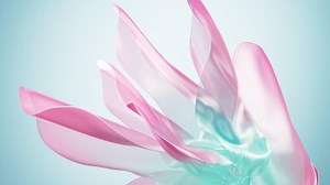 Abstract smooth cloth material, 3d rendering.