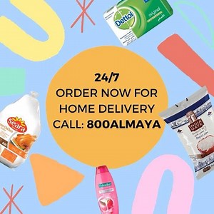 Let’s make your weekend easier! Order now on 📞800256292 (Almaya) for home delivery 📦 #almayasupermarkets #stayhomestaysafe #homedelivery | Almaya Supermarkets