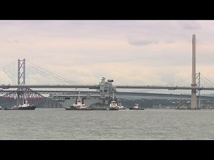 The British Navy's record breaking ship sets sail