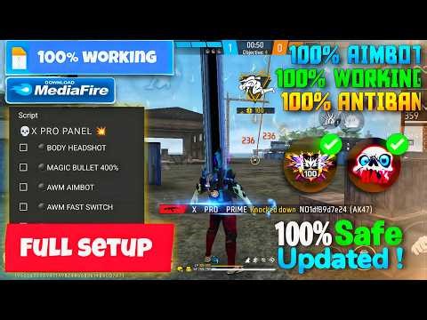 OB53 Free Fire lua script Non Root Panel GG Script FF Mod Menu Free Fire Headshot File Panel FF Hack