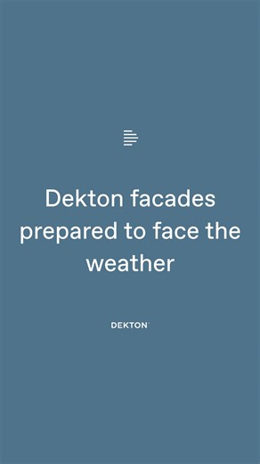 Functional and timeless beauty. Dekton facades are a comprehensive, customized and sustainable technical solution for the design of facades resistant to the most demanding conditions. Discover all the properties that Dekton can offer your facade at https://www.cosentino.com/facades/ #Dekton #DektonbyCosentino #UltracompactStone #DektonByCosentino #Architecture #CarbonNeutral #cosentinoproject #Facade #dektonfacades | Dekton by Cosentino
