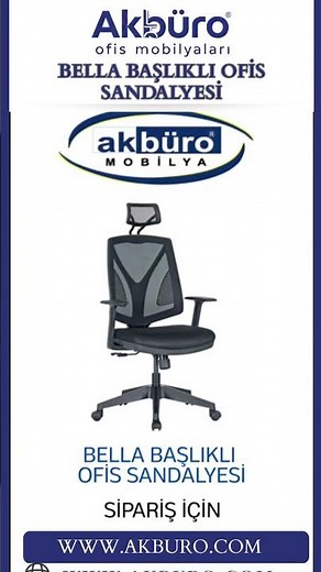 Bella Başlıklı Ofis Sandalyesi #BellaOfisSandalyesi #OfisSandalyesi #ErgonomikSandalye