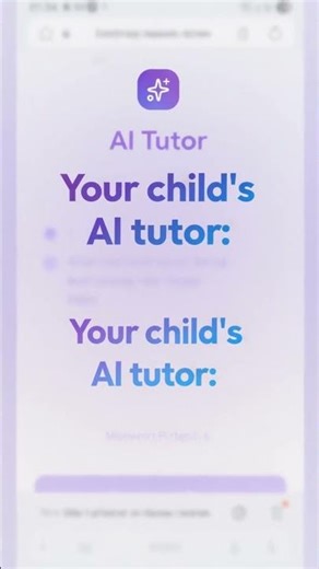 Your Child’s AI Tutor is Here 🤯 Learn Smarter, Faster!