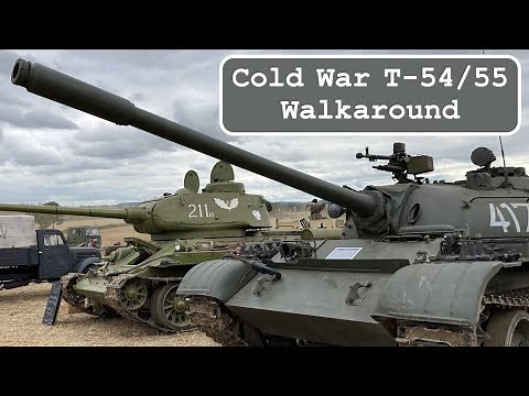 Cold War T-54/55 Tank Walkaround