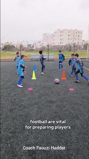 Youth warm up passing drill exercise d échauffement passe et suit #football #soccer #practice #u10